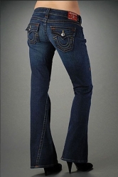 True Religion Womens Flare Jeans