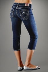True Religion Womens Crops Jeans