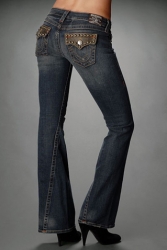 True Religion Womens Flare Jeans